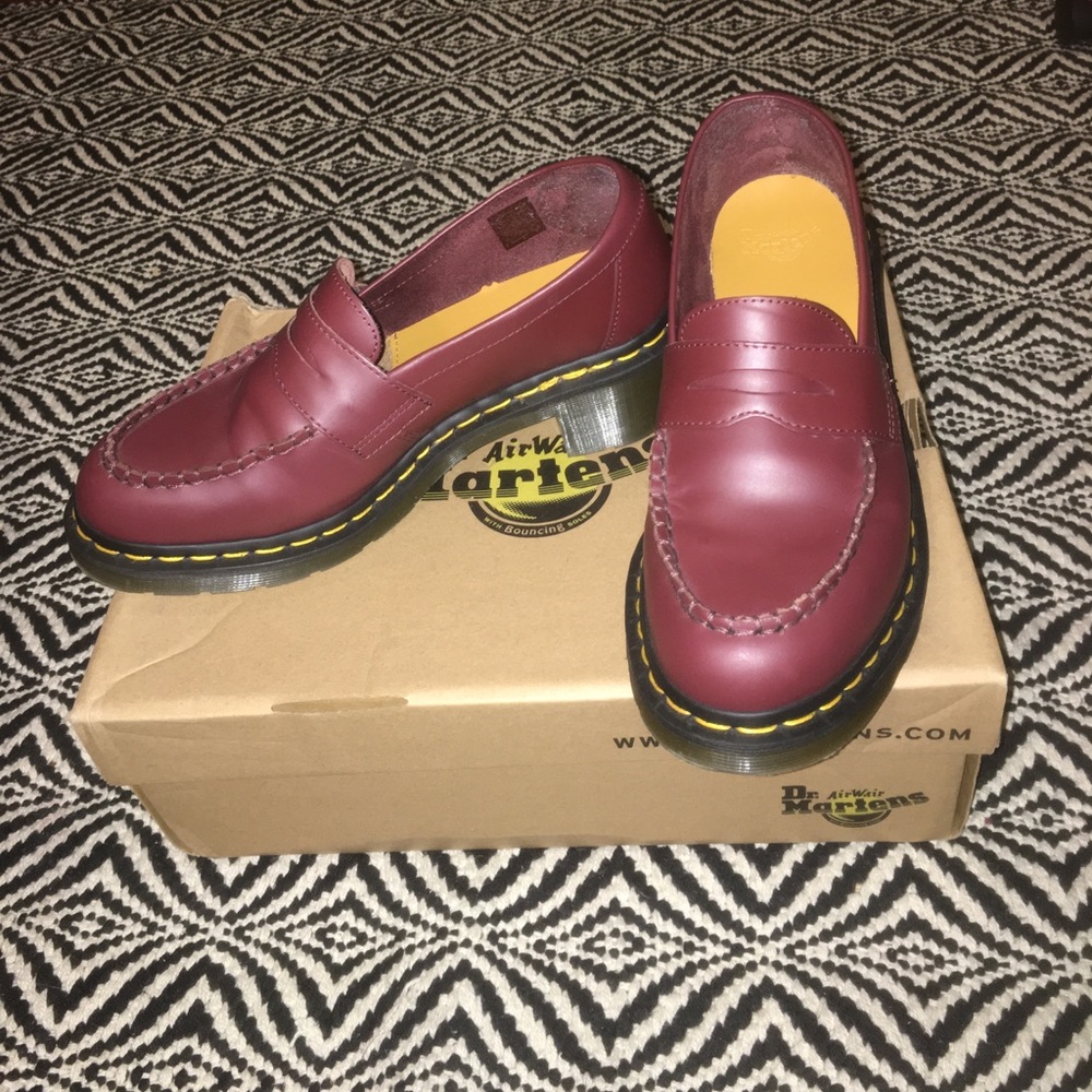 Dr. Martens Burgundy Loafers